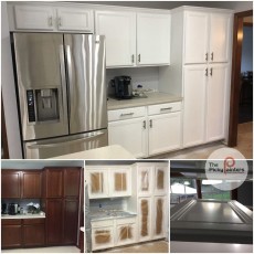 Kitchen Cabinet Refinishing in Strongsville Ohio, Interior Painters in Strongsville Ohio