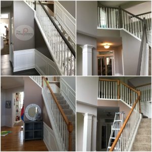 Interior Painting, Stained wood to paint in Broadview Heights Ohio