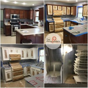 Cabinet Refinishing, Kitchen Cabinet Painting in Strongsville Ohio