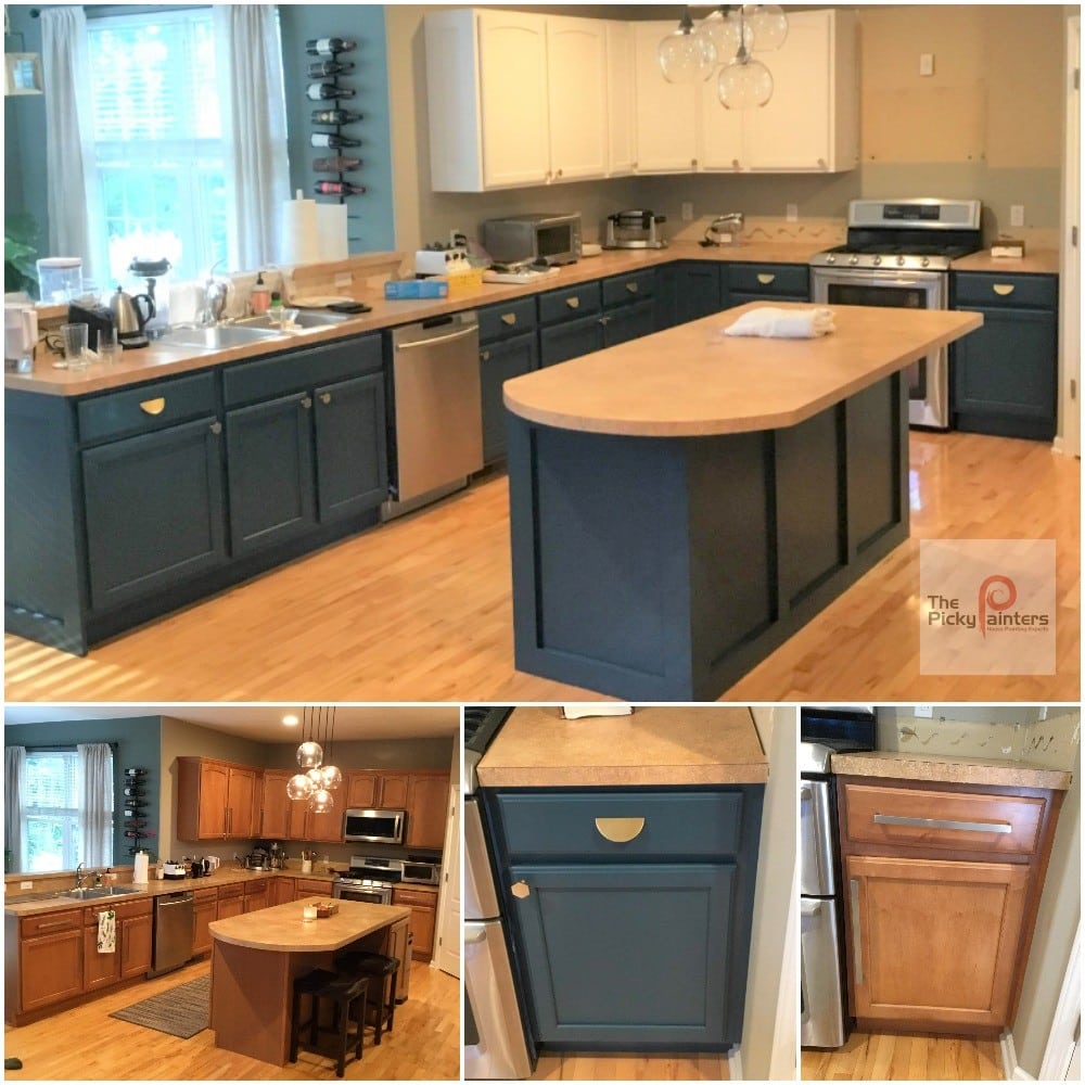 Kitchen Cabinet Refinishing. Kitchen cabionet refinishing in Olmsted Falls W & B