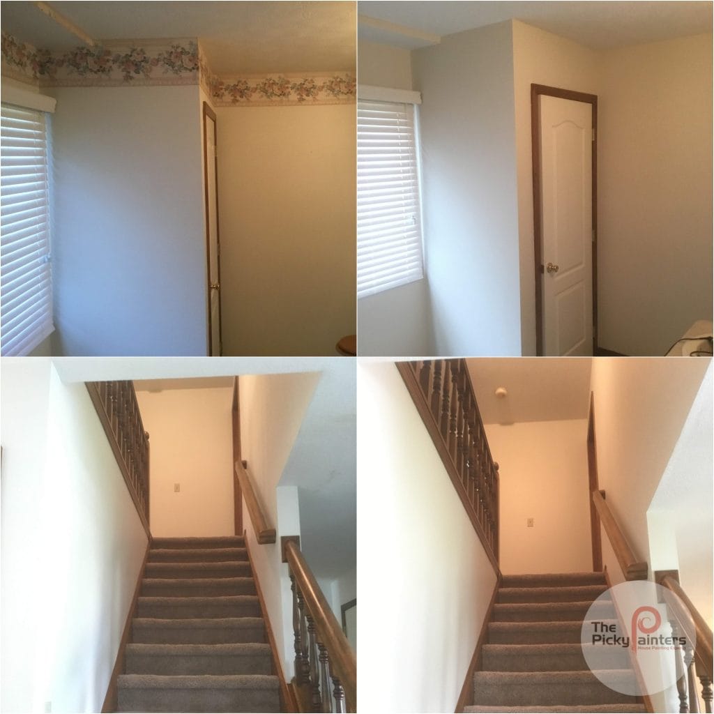Hallway painting in Strongsville, Ohio