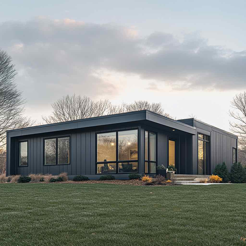 Metal siding on a North Royalton home